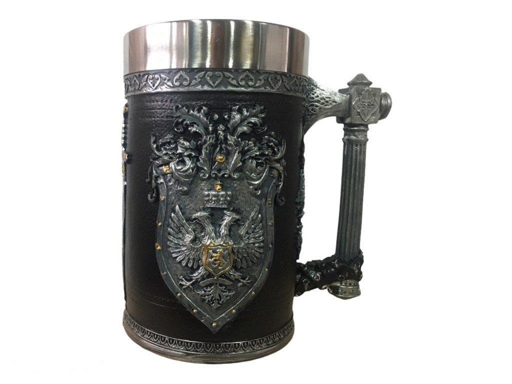 Кружка Чашка 3 Череп пивная кружка Двухголовый Орел Київ - зображення 2