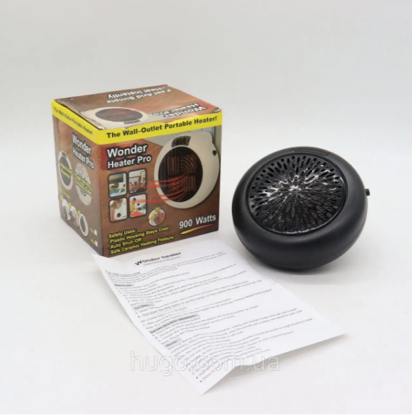 Обігрівач у розетку 900W з терморегулятором і таймером, Warm air blower / Портативний міні обігрівач Одесса - изображение 8