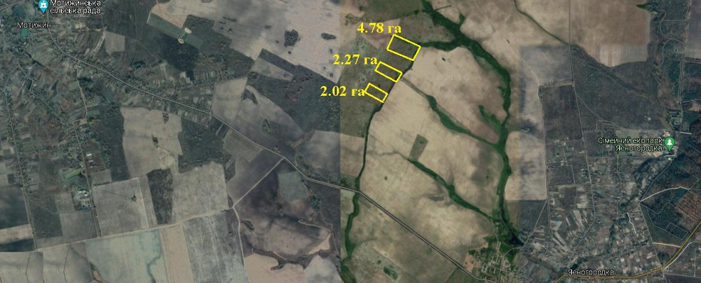 БЕЗ% продам участок 9.07 гектарів с. Мотижин, Ясногородка, Фастівський (Макарівський) район, 35 км Макаров - изображение 1