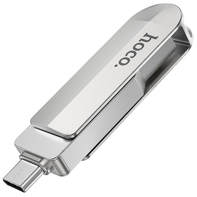 Флеш-накопитель Hoco UD10 Metal Flash 2in1 USB 3.0/Type-C - 32GB Херсон - зображення 3