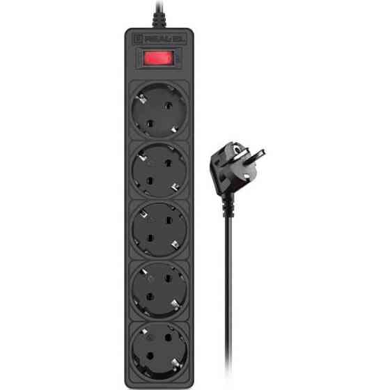 Фільтр живлення REAL-EL RS-Protect 505 3m Black (EL122300045) Харьков