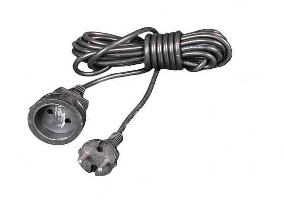 Удлинитель одноместный ЛЕМИРА У6-002 ПВС 2х0.75 мм² 5 м 1.6 кВт 94-0011 Харьков