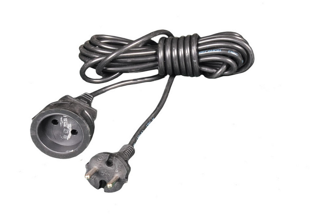 Удлинитель одноместный ЛЕМИРА У6-002 ПВС 2х0.75 мм² 5 м 1.6 кВт 94-0011 Харьков - изображение 1