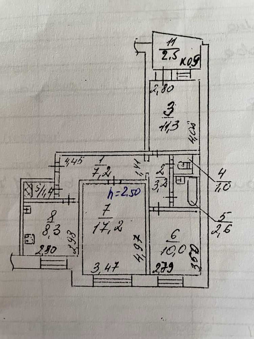 продажа 3-к квартира Днепр, Соборный, 55000 $ Дніпро - зображення 3