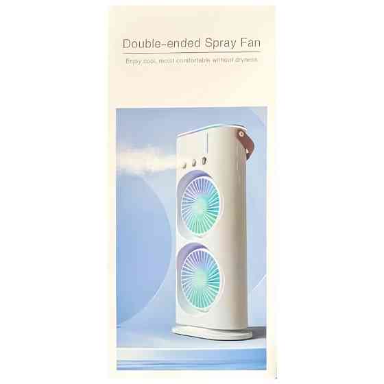 Настольный вентилятор F12 Spray Dual-Fan 2in1 с водяным охлаждением 1800mAh Херсон