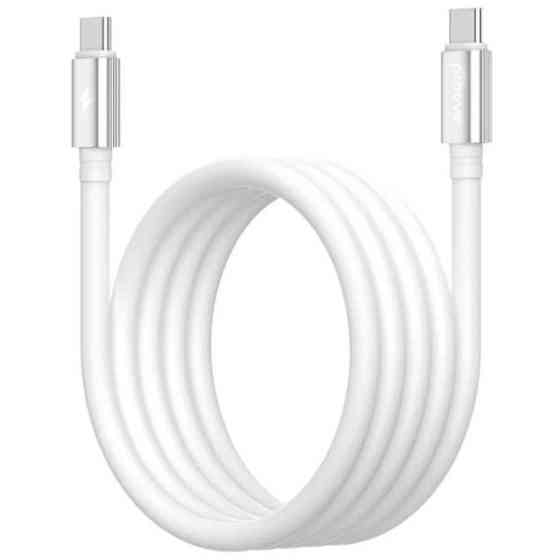 Кабель Proove Magneto Type-C to Type-C 60W 1m White (CCMA60002202) Харків