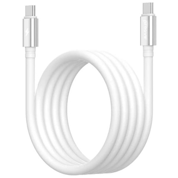 Кабель Proove Magneto Type-C to Type-C 60W 1m White (CCMA60002202) Харків - зображення 3