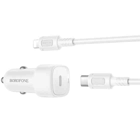 АЗУ Borofone BZ34A Cloud PD20W (1USB-C) + кабель Type-C to Lightning Херсон
