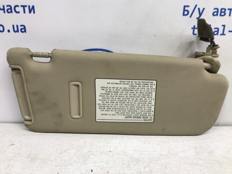 Козырек солнцезащитный левый Hyundai Santa fe CM 2.7 БЕНЗИН G6EA 2005 (б/у) Київ - зображення 4