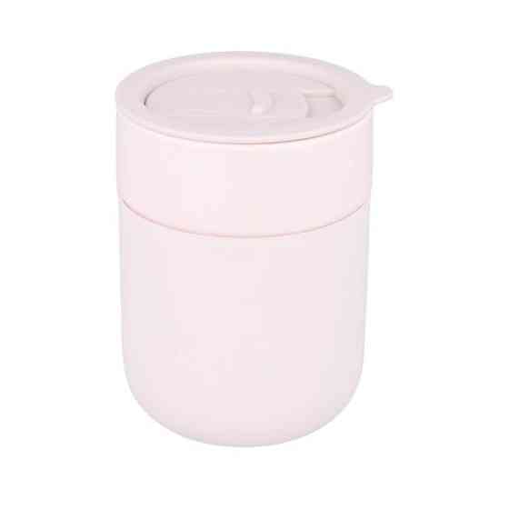 Кухоль з кришкою для кави Cute Travel Mugs 295-Pink 295 мл рожева Київ