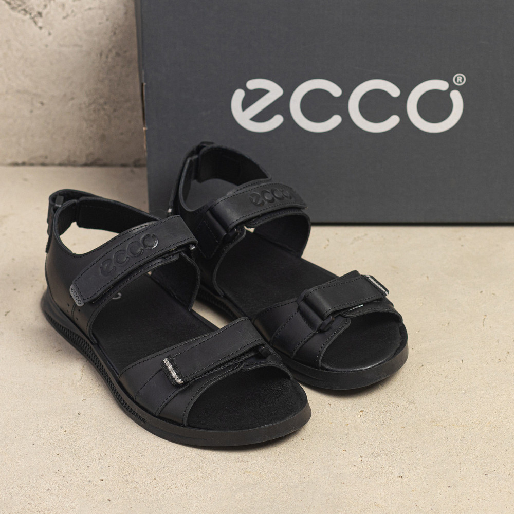 Мужские кожаные сандалии Sport Black Київ - зображення 5