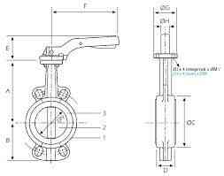 Затвор "Баттерфляй" Ду 600 ( Поворотная заслонка межфланцевая чугун с нержавеющим диском Р202-I) Киев