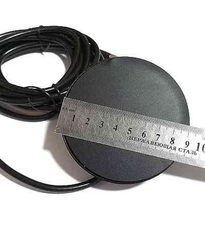 Антенна 4340-6300MHz 6dBi, до 100 Вт, 20 см, N-male, с магнитным основанием 9 см, RG58U 3 м с RP SMA Дніпро