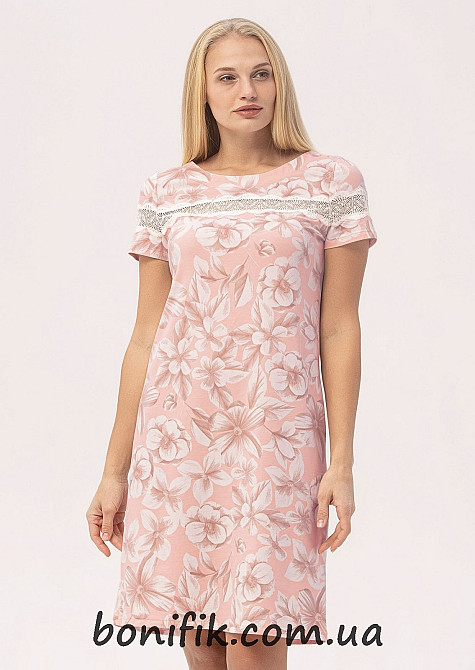 Ночная сорочка с короткими рукавами "Aurelia" (16105) (арт. 1370) Кривий Ріг - зображення 2