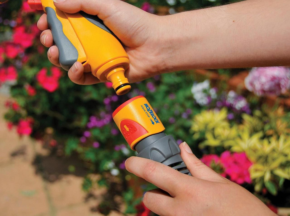 Коннектор HoZelock 2065 Aquastop Plus (15 мм + 19 мм) Київ - зображення 4