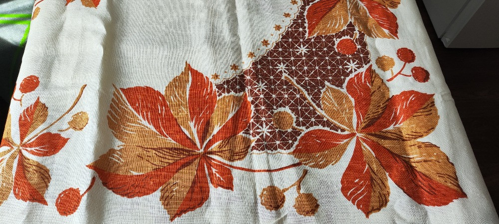 Скатерть льняная с осенним принтом Харків - зображення 6