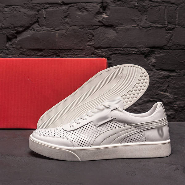 Чоловічі літні шкіряні кеди  перфорація Київ - зображення 8