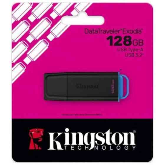 Флеш пам'ять Kingston DataTraveler Exodia 128GB USB 3.2 Black (DTXG2/128GB) Харків