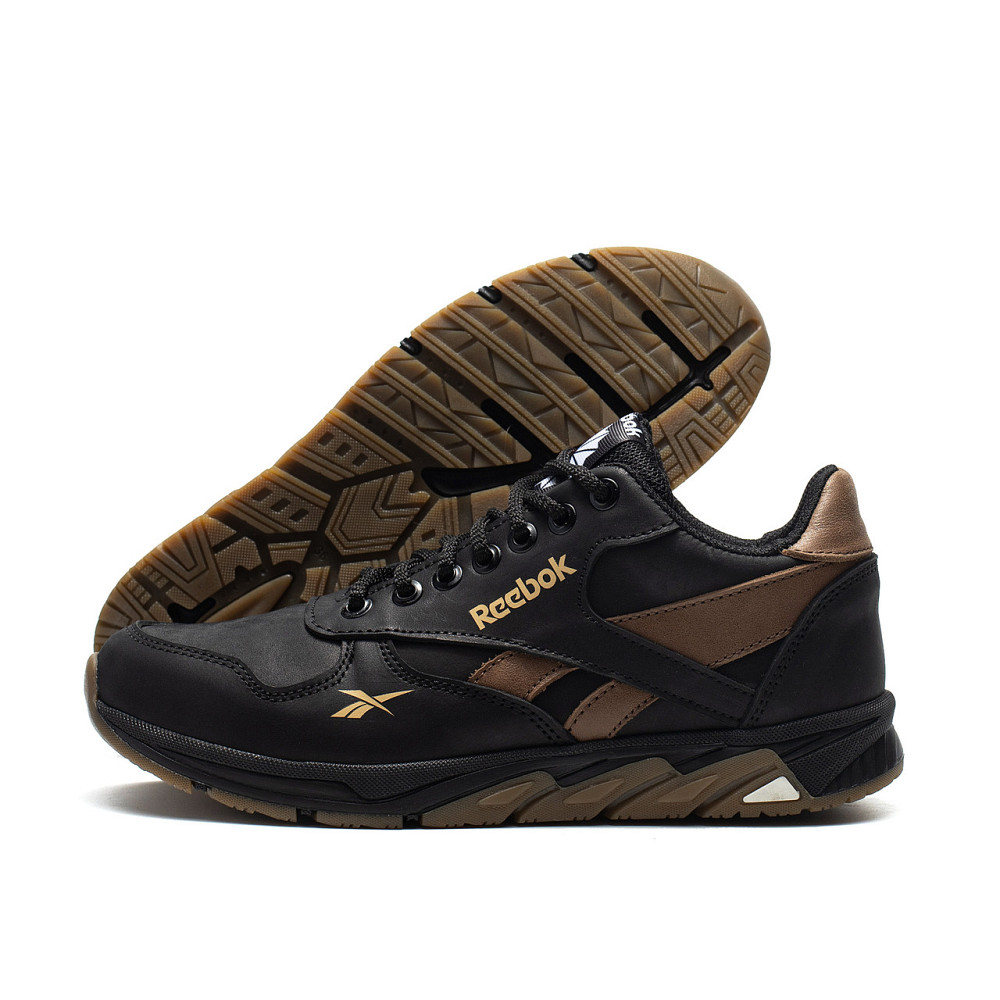 Подростковые кожаные кроссовки Royal classic Leather Black Киев - изображение 11