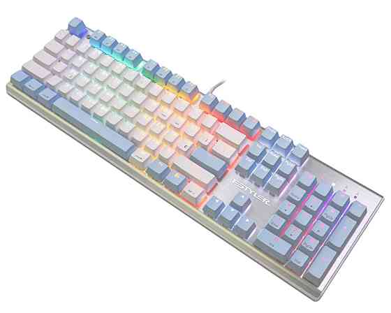 Клавиатура компьютерная проводная A4Tech Fstyler FS100(IcyBlue) голубая Киев