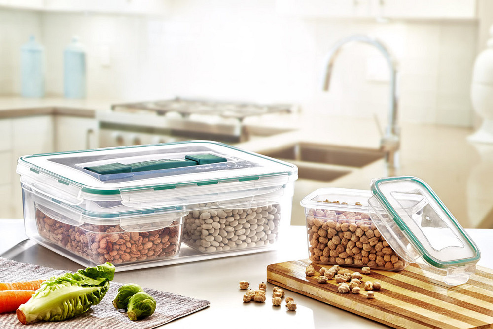 Набор контейнеров KOMBI SET с ручкой, общий обьем 9,5 л Київ - зображення 3