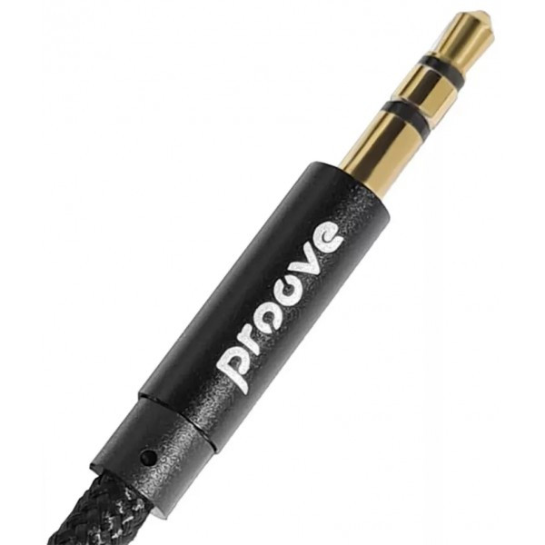 AUX кабель Proove Weft 1m Black (ACWF00005801) (Код товару:37760) Харьков - изображение 2