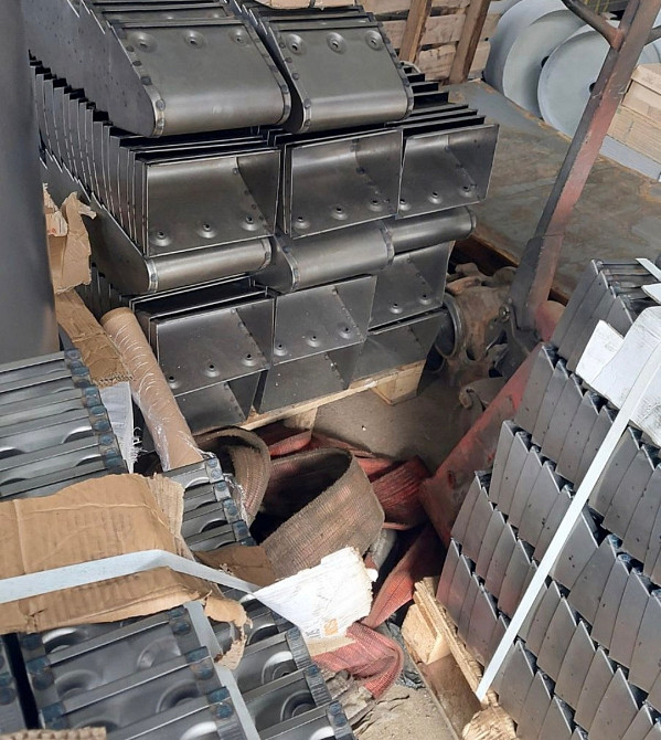 Ковш норийный 180 мм 2,60 л в сборе  с метизами М10 ковш нории металлический сварной Київ - зображення 5