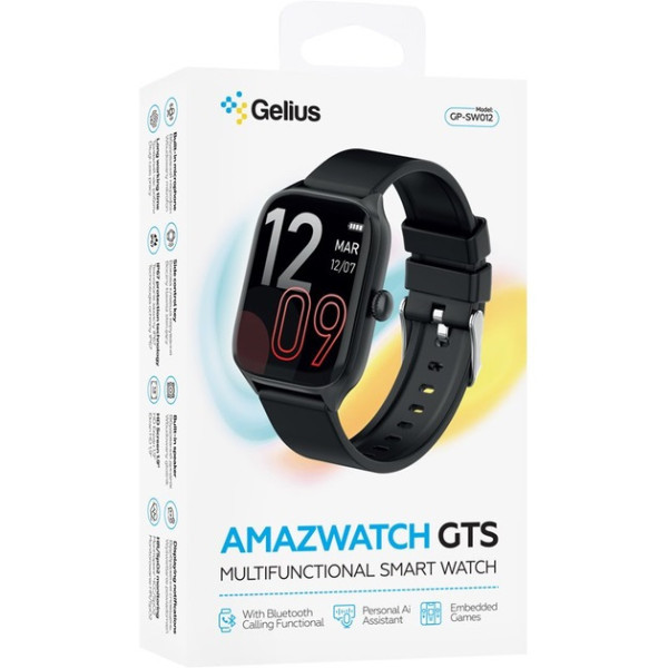Смарт-годинник Gelius Amazwatch GTS GP-SW012 Black (Код товару:41360) Харків - зображення 7