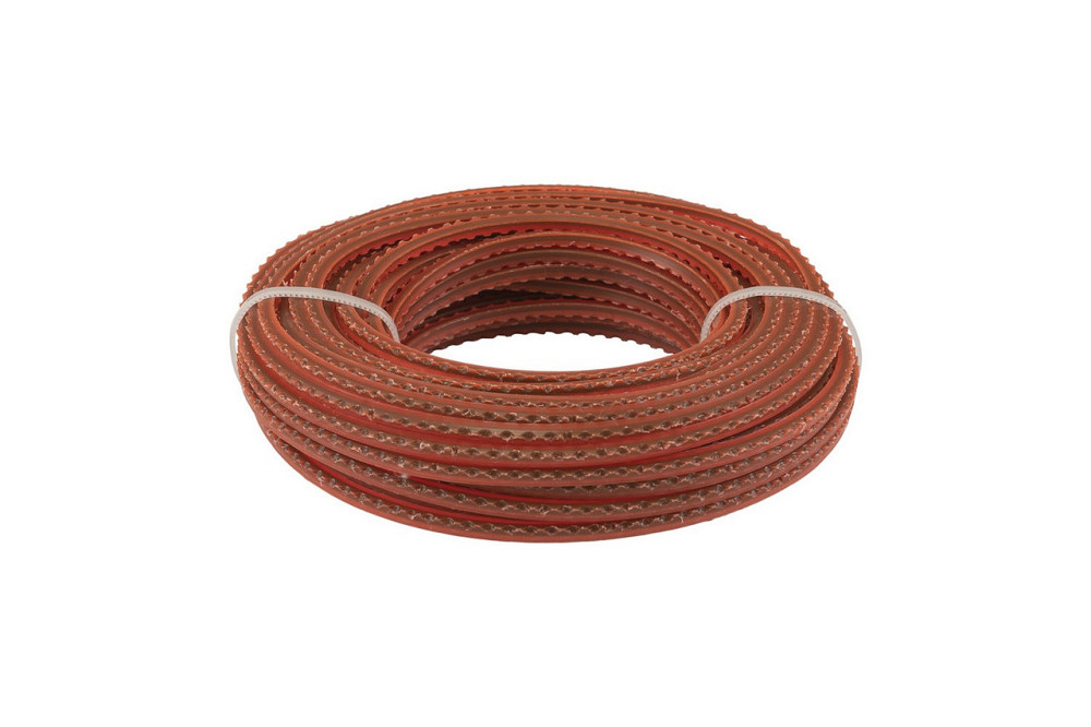 Леска для триммера MASTERTOOL "Пиранья" армированная 3.00 мм 15 м зубчатый квадрат 19-0630 Харків - зображення 1