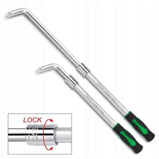 Вороток телескопический Г-образный 1/2" TOPTUL (угол 105°) GBAE0202 Харків