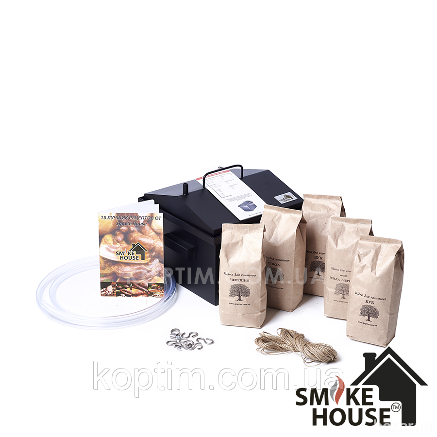 Коптильня с черного металла SmokeHouse S Thermo Харків - зображення 7
