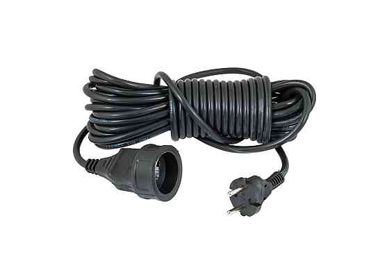 Удлинитель одноместный ЛЕМИРА У6-002 ПВС 2х1.0 мм² 10 м 2.2 кВт 94-0016 Харків