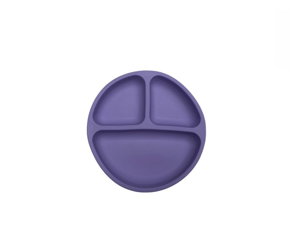 Детский силиконовый набор посуды для кормления фиолетовый 12 предметов Киев - изображение 8