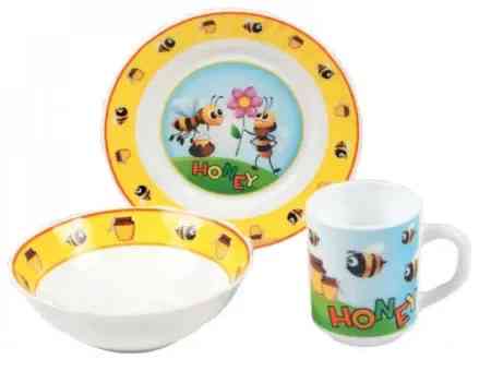 Дитячий набір посуду Vittora Мед VT-407H 3 предмета Київ