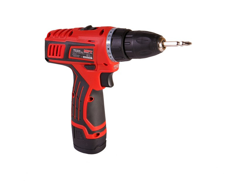 Дрель-шуруповерт аккумуляторная MPT 12 V Li-ion 1.5 Ач 2 скорости 0-400/1450 об/мин 10 мм 2 АКБ кейс Харків - зображення 5