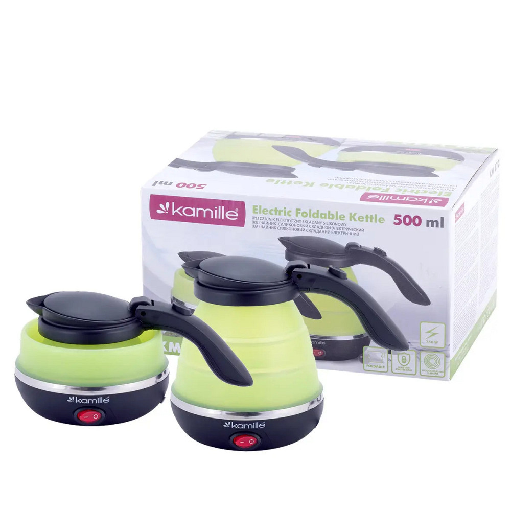 Электрочайник силиконовый 0,5 л Kamille KM-1723 Киев - изображение 10