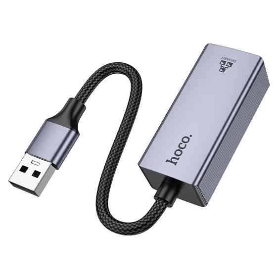 Интернет адаптер Hoco UA37 1000 Mbps (USB to RJ45) Херсон