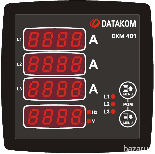 DATAKOM DKM-401 Мультиметр, 96x96мм Київ - зображення 1