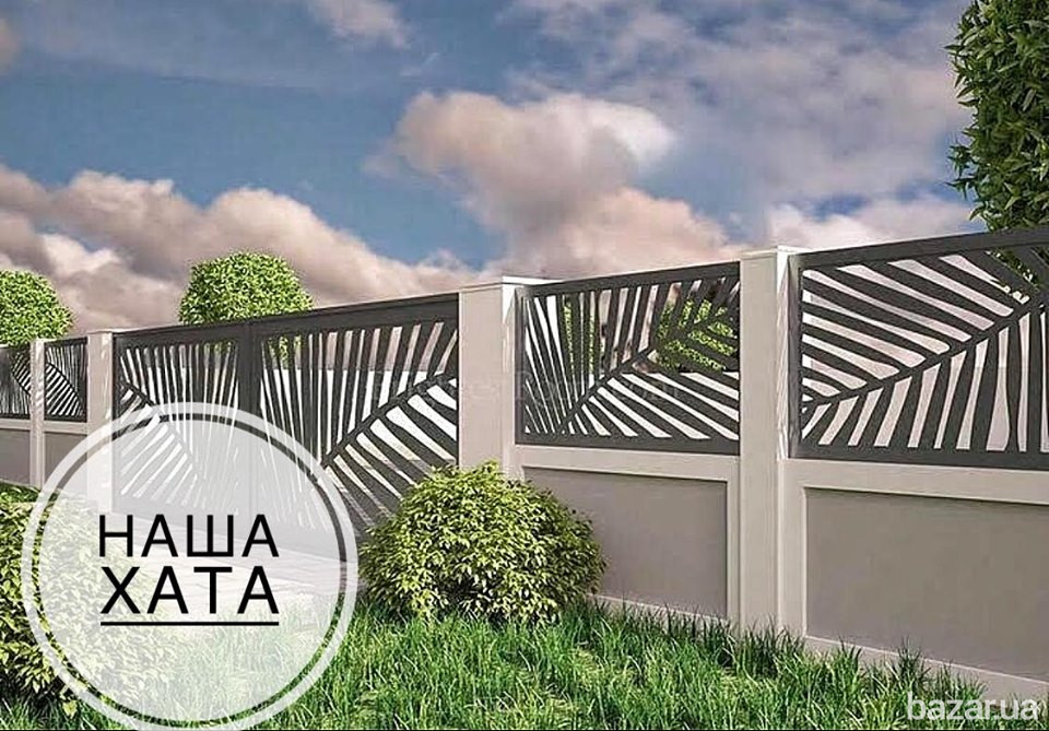 Ворота з декоративною вставкою Рахів Рахов - изображение 3