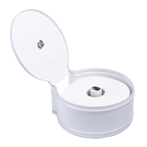 Держатель туалетной бумаги Джамбо, нер.сталь, белый Київ - зображення 3