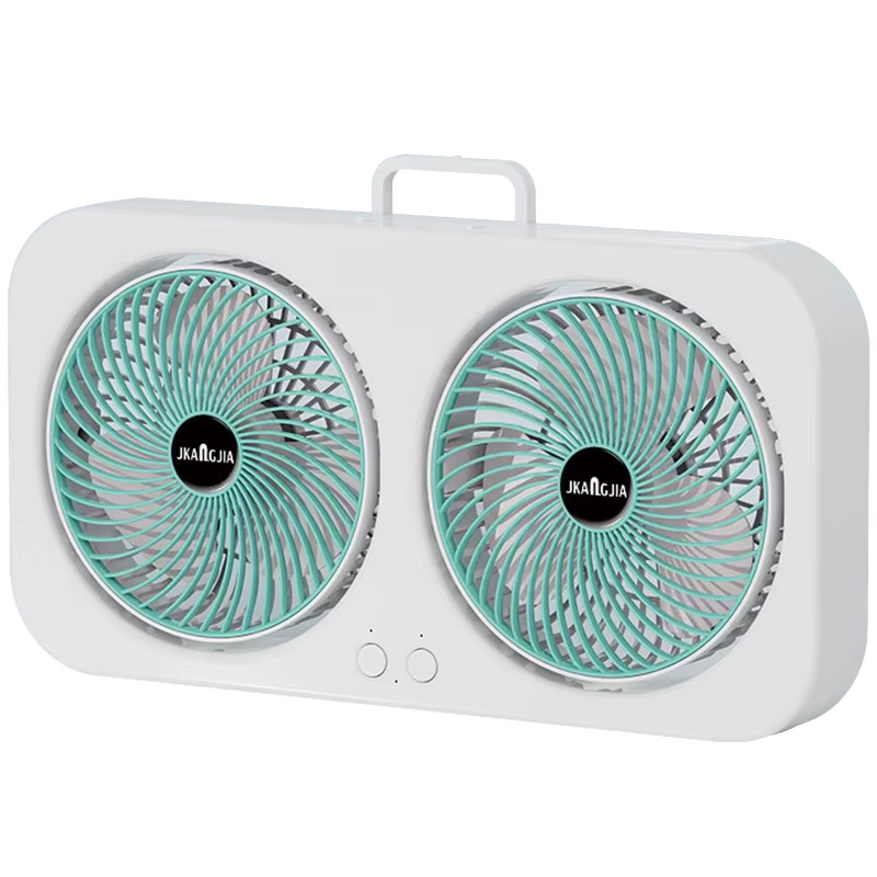 Настольный вентилятор F105 Dual-Fan Design 1800mAh Херсон - изображение 1