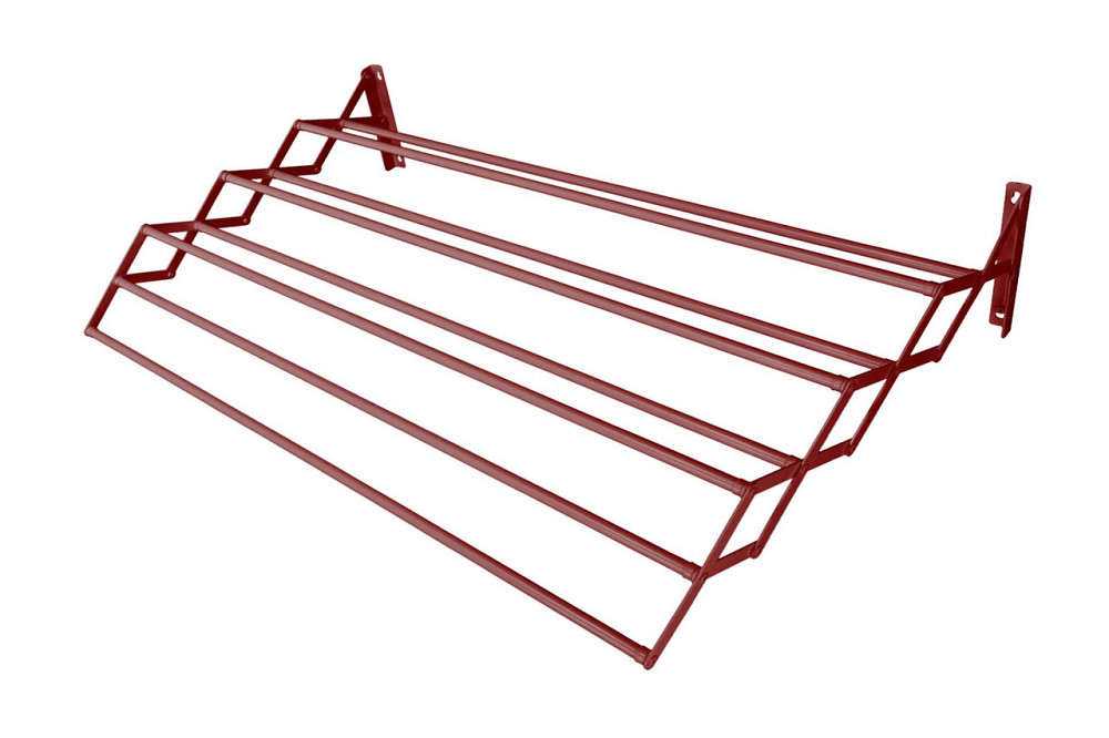 Сушилка для белья ГОСПОДАР настенная гармониковая 750 мм 8-секционная 6 м коричневая 92-1777 Харків - зображення 1