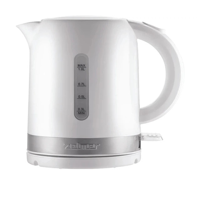 Електрочайник Zelmer ZCK7018 1 л белый Київ - зображення 3