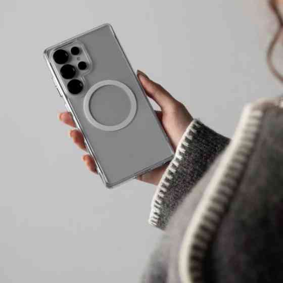 Чохол WAVE Clear Case (PC+TPU) with Magnetic Ring для Samsung S26 Ultra 5G Прозорий Харьков