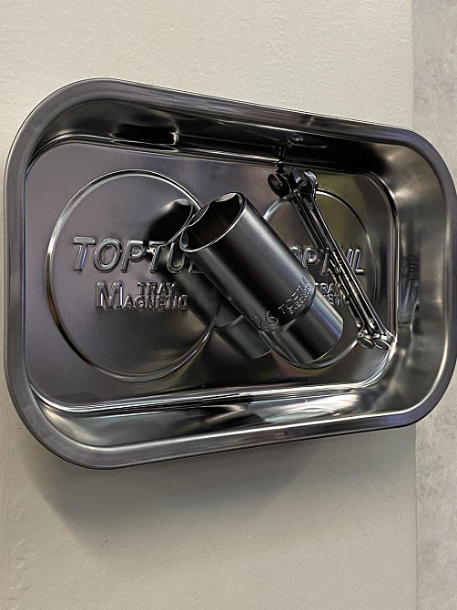 Поддон магнитный прямоугольный TOPTUL 240x140x42 мм JJAF2414 Харьков - изображение 4