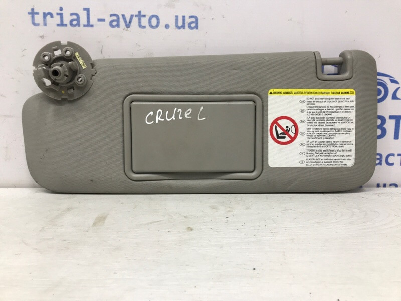 Козырек солнцезащитный левый Chevrolet Cruze 2009-2016 95034273 (Арт. 55501) Киев - изображение 1