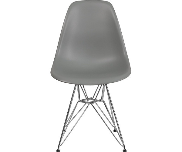 Стілець Тауер ніжки метал пластик сірий Дніпро - зображення 3