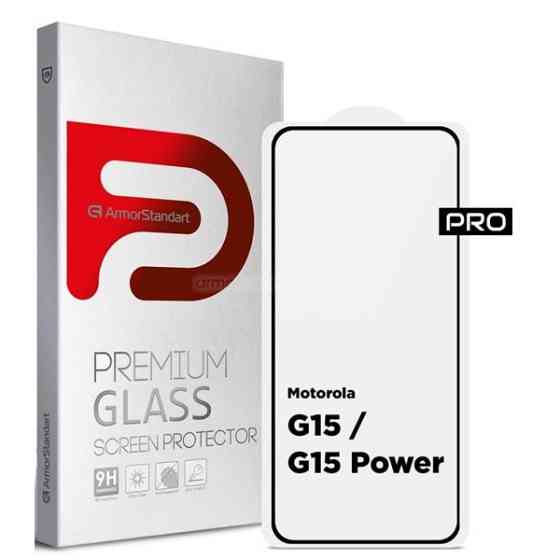 Захисне скло ArmorStandart Pro для Motorola G15/G15 Power Black (ARM83037) (Код товару:41018) Харьков