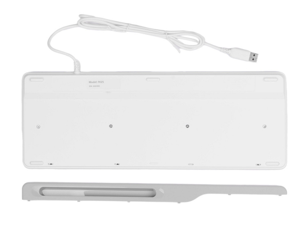 Клавиатура компьютерная проводная A4Tech Fstyler FK25(White) белая Київ - зображення 4