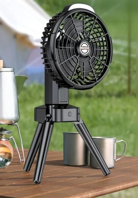 Портативний світлодіодний вентилятор з USB-зарядкою, літієва батарея 7800 мАг Київ - зображення 5